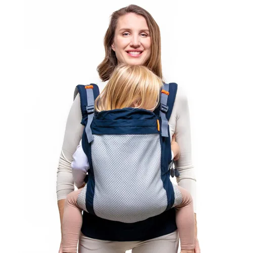 Miniatura 8 de Beco Portabebés para niños pequeños con malla 3D transpirable y asiento extra ancho, estilo mochila y transporte frontal - Mochila ligera para niños