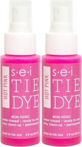 Miniatura 28 de S.E.I. Botella de spray de teñido anudado de caléndula: 2 oz. Spray de tinte de tela no tóxico, tinte permanente para ropa DIY, One Step
