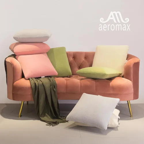 Miniatura 6 de AM AEROMAX Almohada de espuma viscoelástica de 12 × 20 pulgadas (paquete de 4) – Cojín rectangular para cojín decorativo, cama, sofá, no se deforma
