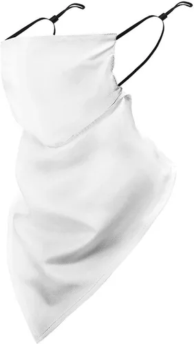 Miniatura 20 de Bufanda de protección solar UV, bufanda triangular reutilizable con lazo para las orejas