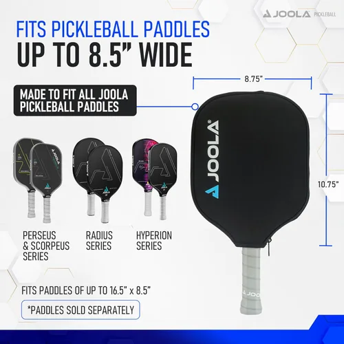 Miniatura 3 de JOOLA Funda universal para paletas de pickleball – Funda de neopreno para todas las paletas de pickleball – Accesorio para raquetas estándar, anchas