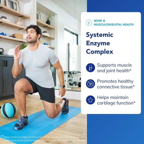 Miniatura 3 de Pure Encapsulations Complejo sistémico de enzimas - Apoya la recuperación muscular y la salud de las articulaciones - para la salud inmunológica*
