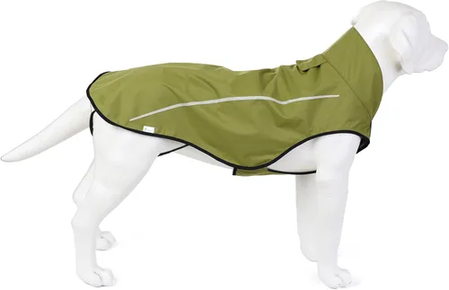 Miniatura 16 de Mile High Life Impermeable para perro, Chaqueta de lluvia reflectante impermeable ajustable para perros pequeños, medianos y grandes, abrigo
