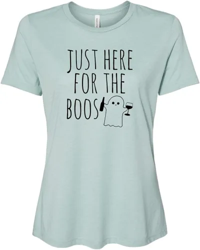 Miniatura 16 de Cute Women's Screen Printed Crew Neck Tee, Shirts With Sayings, Dusty Blue or Olive