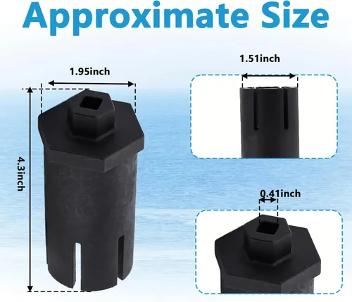 Miniatura 2 de Llave de cartucho de extracción y ajuste para Flushmate ST100500, se adapta a las series 501A/501B/503/503H/503UH/504, compatible con inodoros GPF