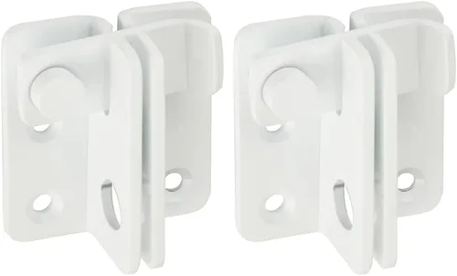 Miniatura 8 de Mooche Pestillo de puerta abatible con agujero para candado, cerradura de puerta de granero de acero inoxidable, cerrojo de puerta corrediza