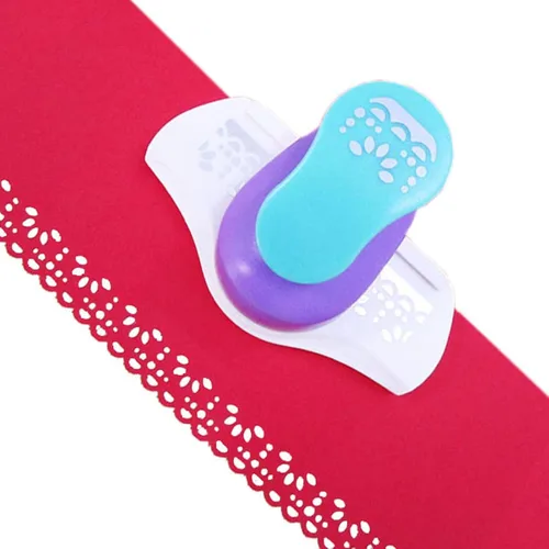 Miniatura 8 de 2 piezas de perforación para manualidades, herramienta grande, perforador de papel, perforador de mano, perforador de borde elegante, agujero