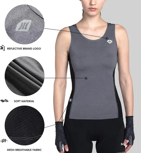 Miniatura 4 de Santic Camiseta sin mangas de ciclismo para mujer