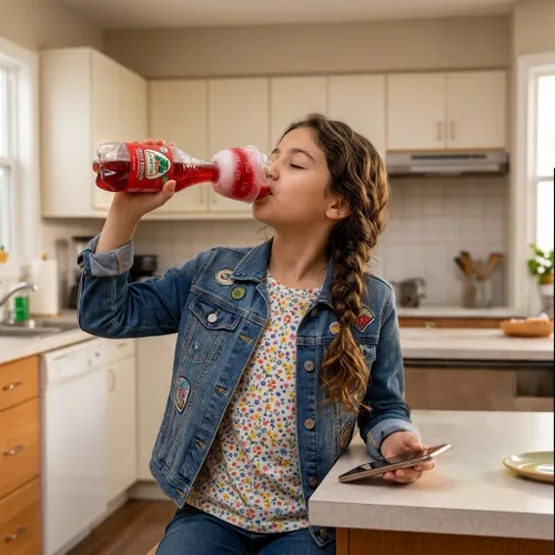 Miniatura 5 de Fizz Vaso flotante para helados para botellas de refrescos, taza de postre portátil a prueba de fugas para fiestas de verano y barbacoas, se adapta