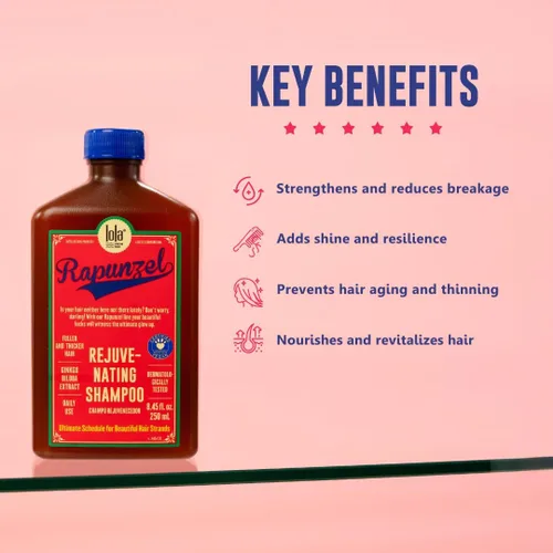 Miniatura 3 de Lola From Rio – Champú Rejuvenecedor Rapunzel – Champú Nutritivo y Fortalecedor para Cabello Fino que se Adelgaza – Apoya la Vitalidad del Cuero