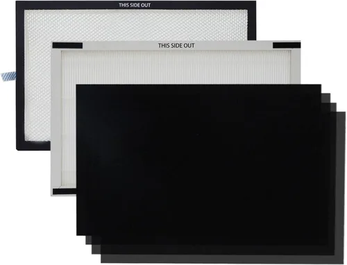 PUREBURG Filtro de repuesto compatible con Lasko HF25630 Pure Platinum HEPA Purificador de Aire Piezas YY25630, H13 True HEPA & Tio2, carbón