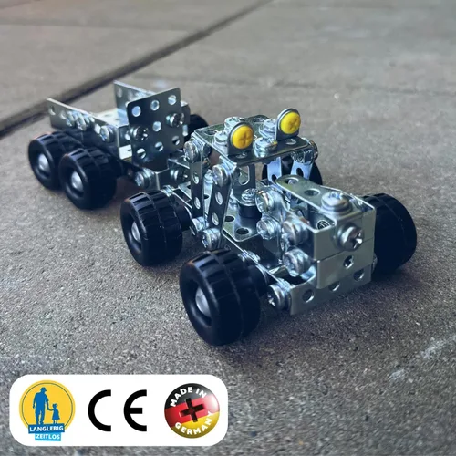 Miniatura 6 de Eitech Tractor con remolque, juguete educativo STEM - Introducción a la ingeniería y aprendizaje STEAM, construcción y juego de construcción