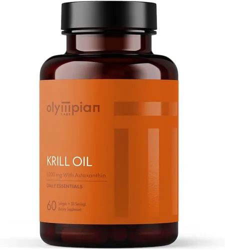 Miniatura 3 de Olympian Labs Aceite de krill antártico, cápsulas de 1000 mg con astaxantina, omega-3, EPA, DHA, inmune, apoyo articular y cerebral, 60 cápsulas