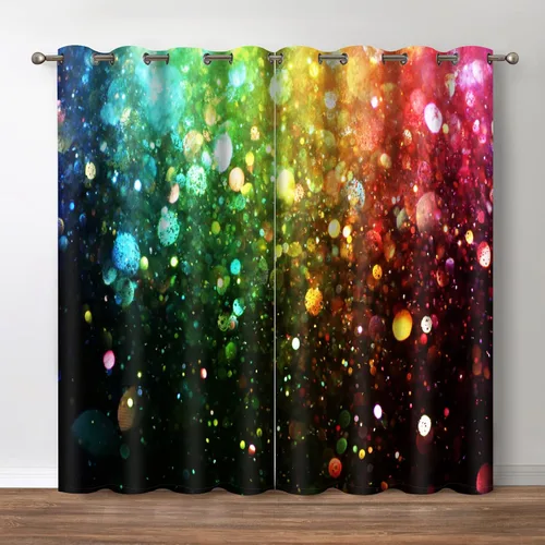 Miniatura 10 de Jekeno - Cortinas opacas retro de música con tema de notas musicales impresas, cortinas decorativas para amantes de la música, dormitorio, sala