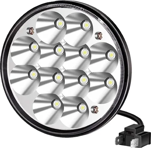 Ourbest H5001 - Luces LED Par46 para foco, 5.75 pulgadas, 5-3/4 pulgadas, luz redonda para camión, todoterreno, lámpara de trabajo LED, haz sellado,