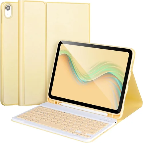 Miniatura 13 de AHYWTAN Funda para iPad 11/10ª generación con teclado, funda de teclado Bluetooth desmontable para iPad A16 2025 de 11 pulgadas/10ª generación 2022