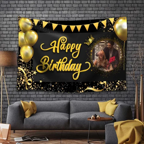 Miniatura 7 de AUBAO Tapiz personalizado/telón de fondo personalizado/tapices personalizados/tapices divertidos/tapiz decorativo (30 x 40 pulgadas)