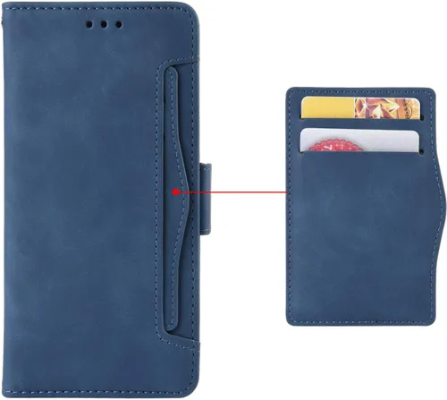 Miniatura 2 de Compatible con Samsung Galaxy A13 5G de 6.5 pulgadas 2022, funda magnética de piel sintética para Samsung Galaxy A13 5G de 6.5 pulgadas 2022 Azul