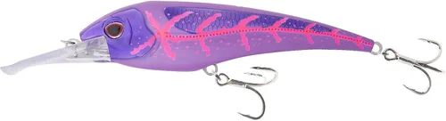 Miniatura 3 de Nomad Design DTX Minnow con sistema patentado Autotune - Acción de natación de pez cebo envejecido, BKK Diablo Caballa Rosa Caliente