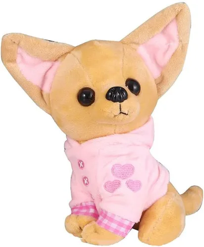 Miniatura 8 de Peluche de Perro Chihuahua, Juguete de Peluche de Perro Chihuahua Relleno, Gran Regalo para Niños Decoración del Hogar (Azul)