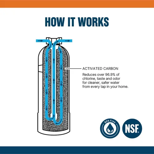 Miniatura 2 de WaterBoss - Filtro de agua para toda la casa, sistema de filtración de agua para todo el hogar para agua de pozos y ciudades, filtra el 96.9%