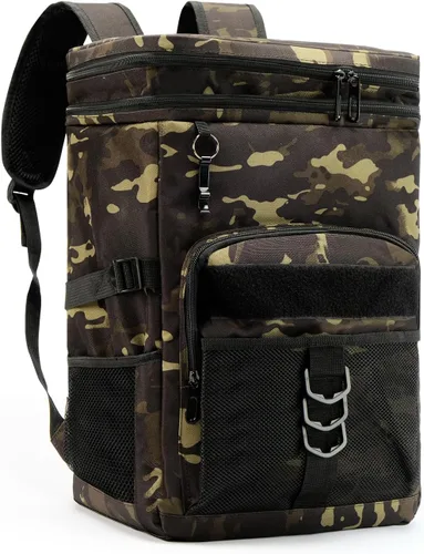 Miniatura 9 de Mochila térmica de doble sección, aislada, a prueba de fugas, para hombres y mujeres, bolsa térmica táctica de gran capacidad, bolsa de almuerzo