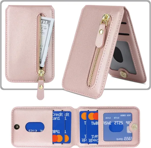 Miniatura 2 de Cavor Compatible con Apple Magsafe Wallet con soporte ajustable, cartera magnética para iPhone 17/16 Pro Max/15/14 Plus/13/12 Magsafe - Tarjetero
