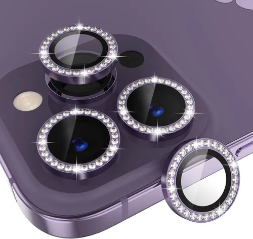 Miniatura 50 de Choiche Compatible para iPhone 17 Pro/iPhone 17 Pro Max Protector de Lente de Cámara, Protector de Pantalla de Cubierta de Cámara de Vidrio Templado
