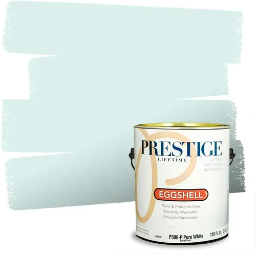 Miniatura 195 de PRESTIGE Pintura interior e imprimación en uno, azul cielo, semi-brillante, 1 galón