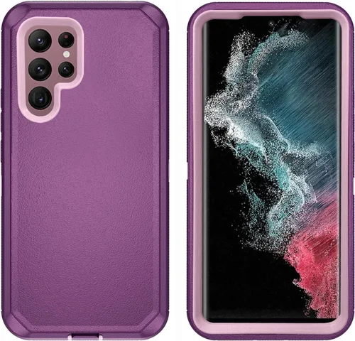 Miniatura 3 de Asuwish Funda de teléfono para Samsung Galaxy S22 Ultra 5G con protector de pantalla de vidrio templado y cubierta para celda, híbrida, resistente
