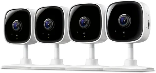 Tapo Cámara de seguridad interior 1080P para monitor de bebé, cámara para mascotas con detección de movimiento, sirena de audio de 2 vías, visión