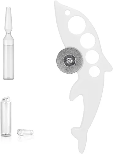 Miniatura 6 de Abrebotellas de ampolla,Abrebotellas de ampolla de vidrio con forma de pescado,Dispositivo de corte de rompedores de ampollas conveniente