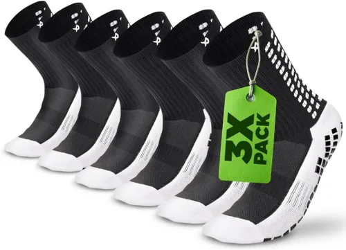 Miniatura 8 de LUX Sports Calcetines de Doble Agarre - Calcetines de Agarre para Fútbol para Hombres y Mujeres. Rendimiento y Comodidad GripArray