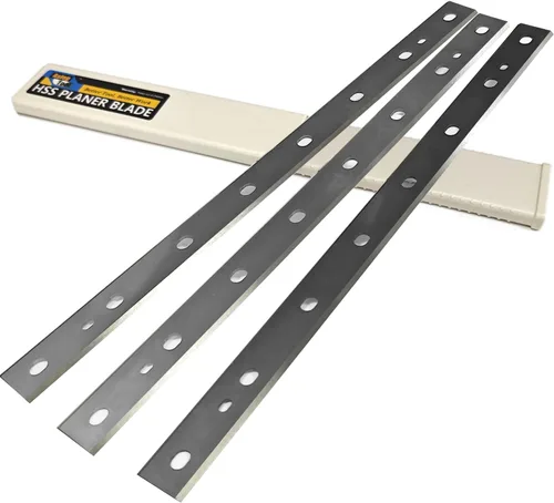 HSS - Cuchillos para cepilladoras DeWalt DW734 7342 de grosor con repuesto de 12.5 pulgadas de repuesto tratado térmicamente, doble filo, 1 juego (3