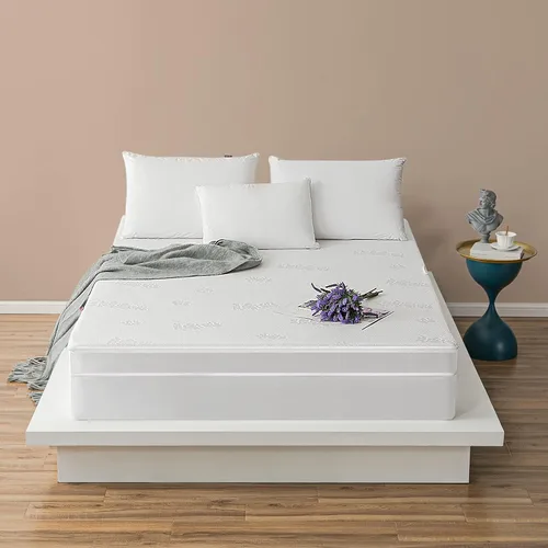 Miniatura 5 de Jet's Home Protector de colchón tamaño individual con cremallera, funda de colchón impermeable extraíble y ajustable de 360 grados para colchón de 9