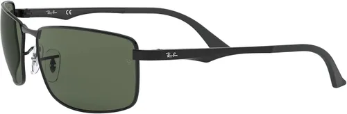 Miniatura 3 de Ray-Ban Gafas de sol rectangulares de metal RB3498 para hombre