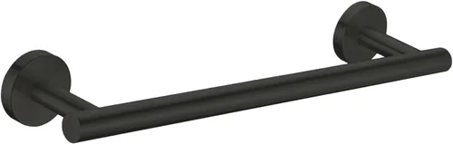 Modket Toallero negro mate de 16 pulgadas, accesorios de baño de acero inoxidable 304 montado en la pared para toallas de cocina, colgador de paños
