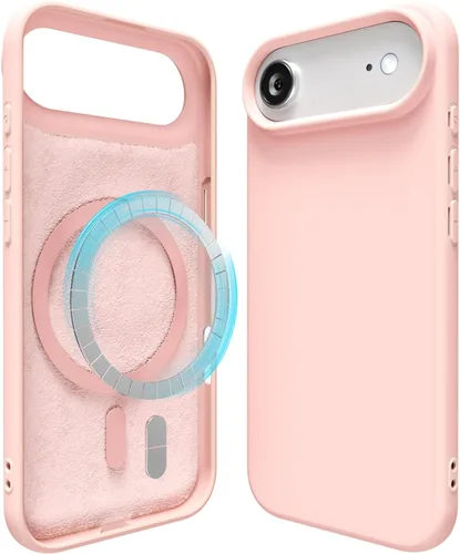 Miniatura 194 de oakxco Funda de silicona para iPhone 12 Pro Max, magnética, compatible con carga inalámbrica Magsafe, cubierta protectora de goma suave y delgada