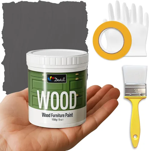Miniatura 22 de DWIL Pintura para Muebles con Acabado Mate - Pintura para Madera de 16 Oz para Gabinetes, Puertas, Mesas y Cómodas Renovación - A Base de Agua, No