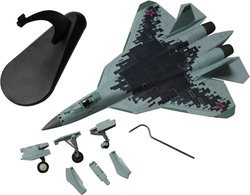 Miniatura 2 de Sukhoi Su-57 1/100 Modelo de avión fundido a troquel