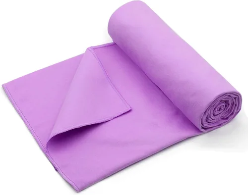 Miniatura 2 de Eunzel Toalla de yoga caliente antideslizante para esterilla de yoga, toalla de microfibra absorbente del sudor para yoga caliente, pilates y Morado