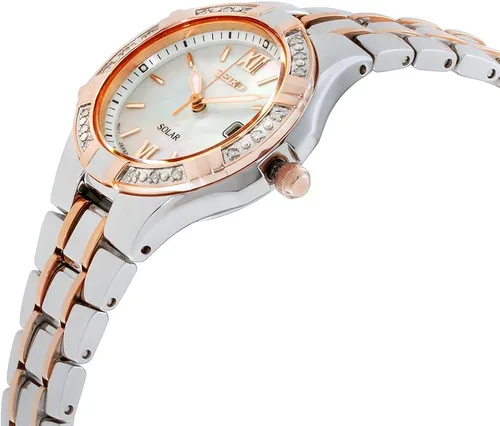 Miniatura 2 de Reloj de señoras de acero inoxidable con esfera de perlas Seiko SUT146