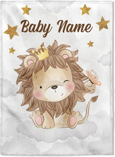 Miniatura 17 de FLOCHIL Manta de bebé personalizada para niños, manta de bebé personalizada con nombre, manta de bebé occidental personalizada, regalo para baby