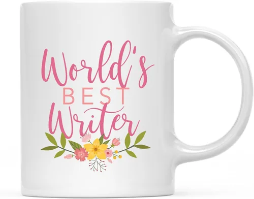 Miniatura 86 de Andaz Press Taza de café de 11 oz, regalo de broma de la mejor abbuela del mundo, diseño floral, paquete de 1