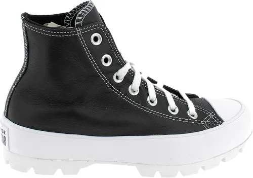 Miniatura 3 de Converse Chuck Taylor All Star Equipada - Fundacional Cuero Entrenadores Mujeres Negro