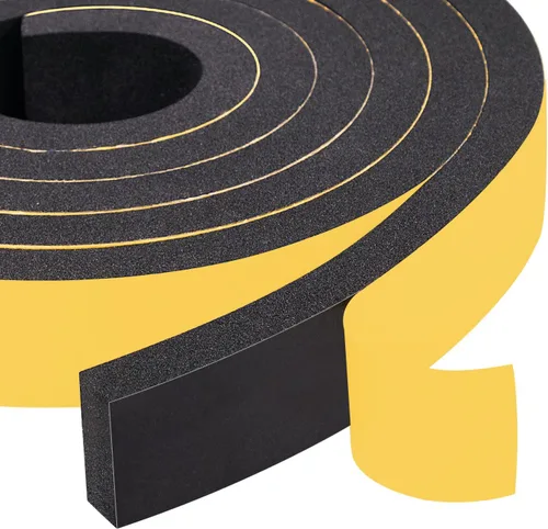 Miniatura 20 de Yotache Cinta de espuma de goma de neopreno de 1 pulgada de ancho x 1/16 pulgadas de grosor (nueva artesanía adhesiva), junta de tiras de espuma
