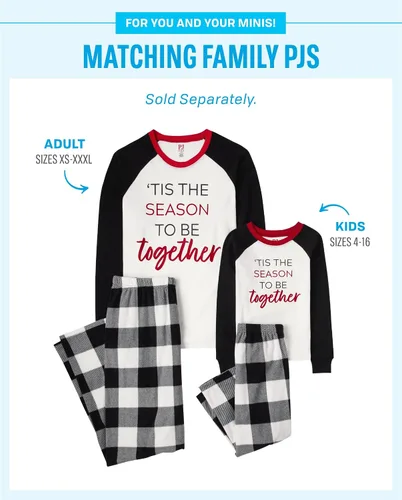 Miniatura 2 de The Children's Place Kids 2 Piece Christmas Pajamas, Fleece