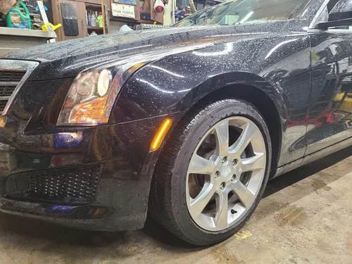 Miniatura 4 de iJDMTOY Kit de Luces Marcadoras Laterales LED Ámbar de Lente Transparente para Parachoques Compatible con Cadillac ATS 2013-2014, Cadillac XT5 2017