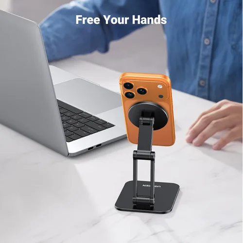 Miniatura 2 de UGREEN Soporte Magnético para Teléfono Compatible con Soporte MagSafe para Escritorio Diseño Ergonómico Ajustable, Soporte de Teléfono Celular