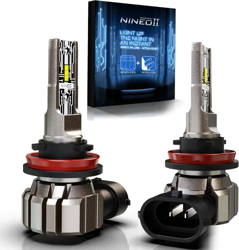 Miniatura 17 de NINEO Bombillas H4, bombillas 9003, 300% superbrillantes, blanco frío 6500K, tamaño mini real 1:1, Plug and Play, accesorio de deportes motorizados